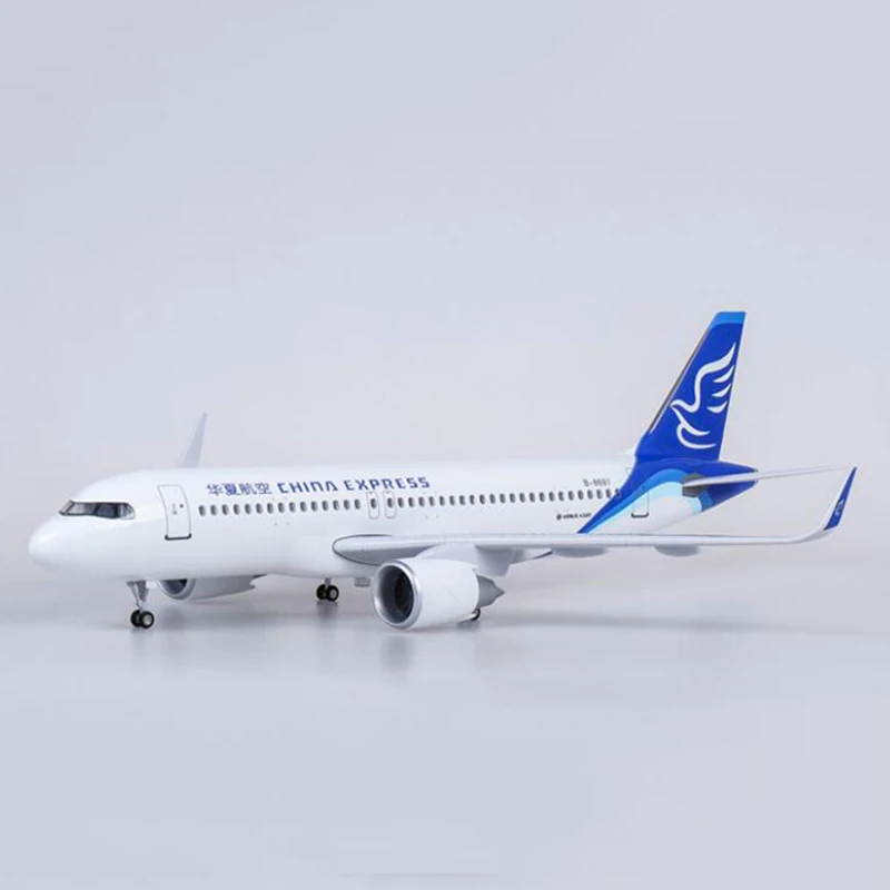 without light 1/80 масштаб 47 см Airbus A320 NEO Китай экспресс авиакомпания модель самолета сплав авиарама W шасси и светильник игрушки самолет - Цвет: without light