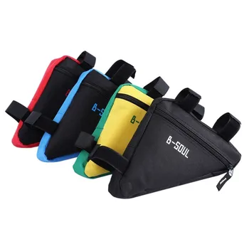 

Triangle Bike Bag Cycling Top Tube Bag Easy To Install and Remove Frame Front Tube Bag Mtb Bike Accessories The Case for Bike