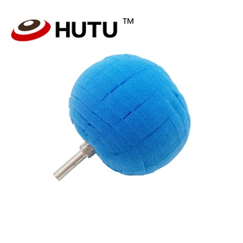 

2019 Buffing Pads kits Blue Medium cutting round foam sponge polishing Ball pad for car care backed abrasive disc