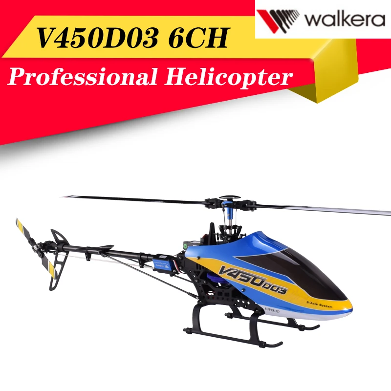 Walkera 450 V450D03 6CH 3D Fly 6-осевая стабилизация Системы с одним лезвием профессионального пульт дистанционного управления Управление вертолет