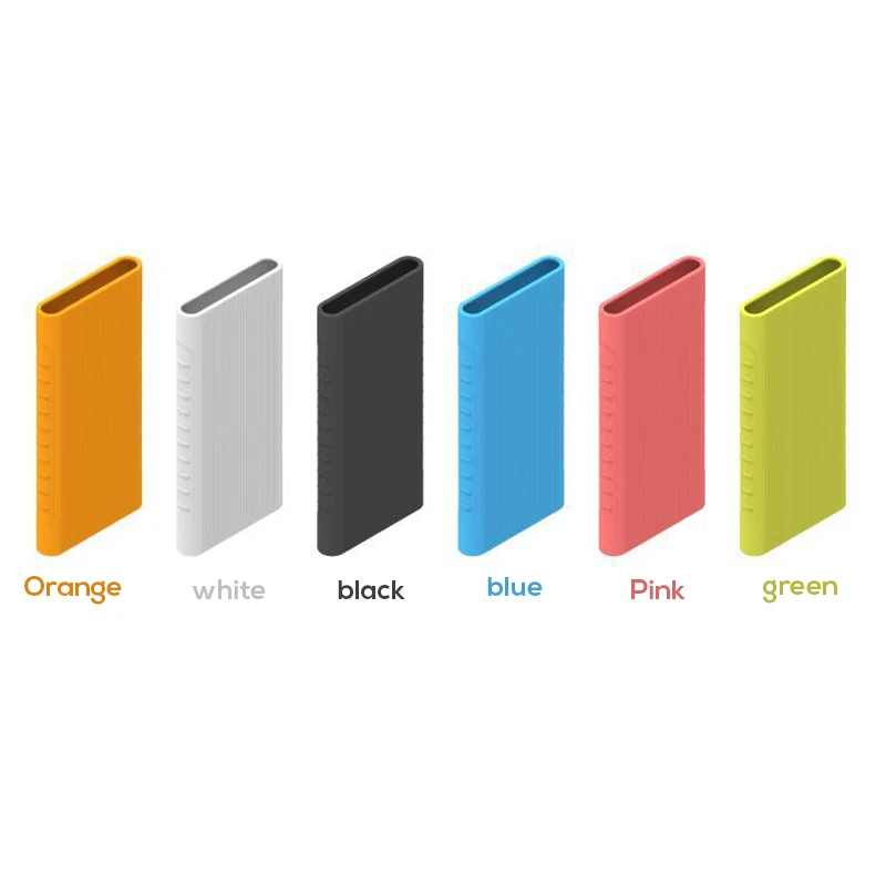 Для нового Xiaomi power Bank 2 10000 мАч, мягкий резиновый силиконовый защитный чехол, защитный чехол для кожи, защитный чехол для power Bank, чехол s Shell