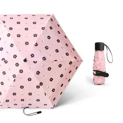 Umbrella C Детский зонтик с мультяшным рисунком складной художественный Зонт с защитой от ультрафиолета детский зонт Artshade милый ветрозащитный дождевик QZH057 - Цвет: Umbrella C