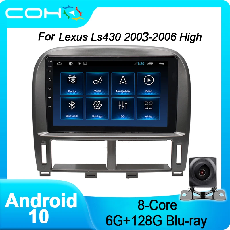 COHO для Lexus Ls430 2003 2006 Gps навигация Авторадио автомобильный мультимедийный плеер