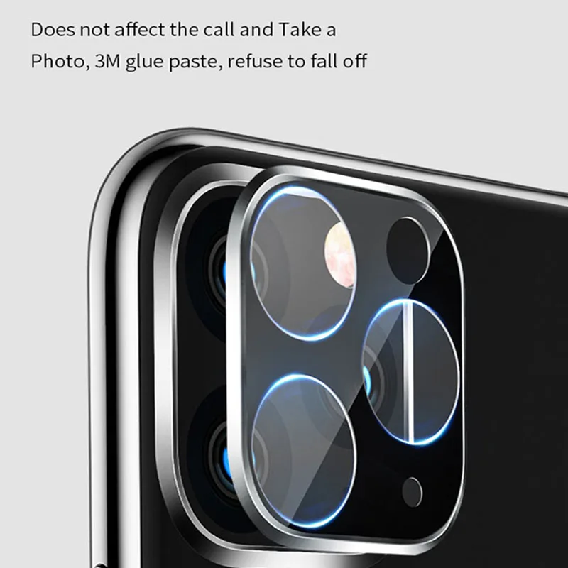 Защитная пленка для объектива камеры iPhone 12 Pro Max Mini 11 металлический чехол с полным