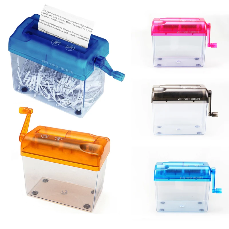 Mini Hand Shredder Portable Mechanic Paper Quilling Fringer Tools Straight-Cut for Convenient Office Peole Cut | Дом и сад