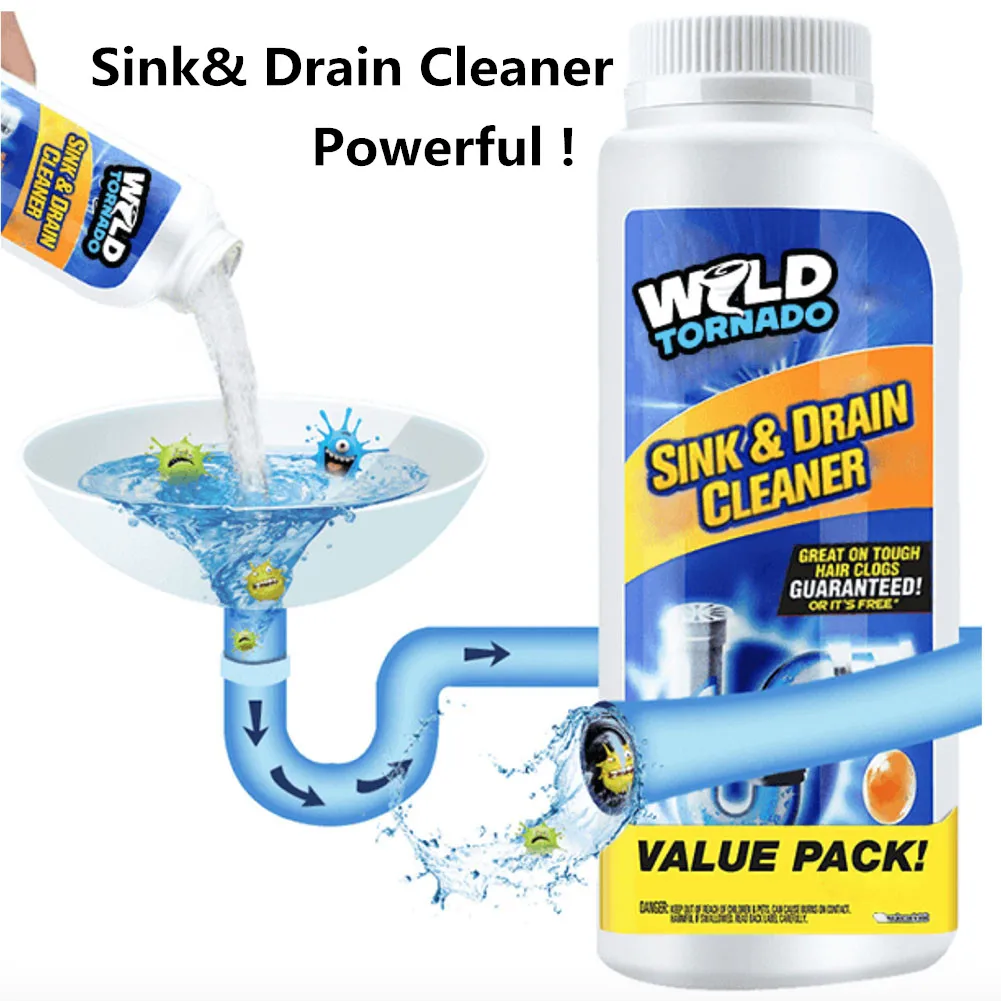 

Sink&Drain Cleaner Pipe Powerful Dredging Agent For Kitchen Sewer Toilet Brush Closestool Clogging Cleaning Tools
