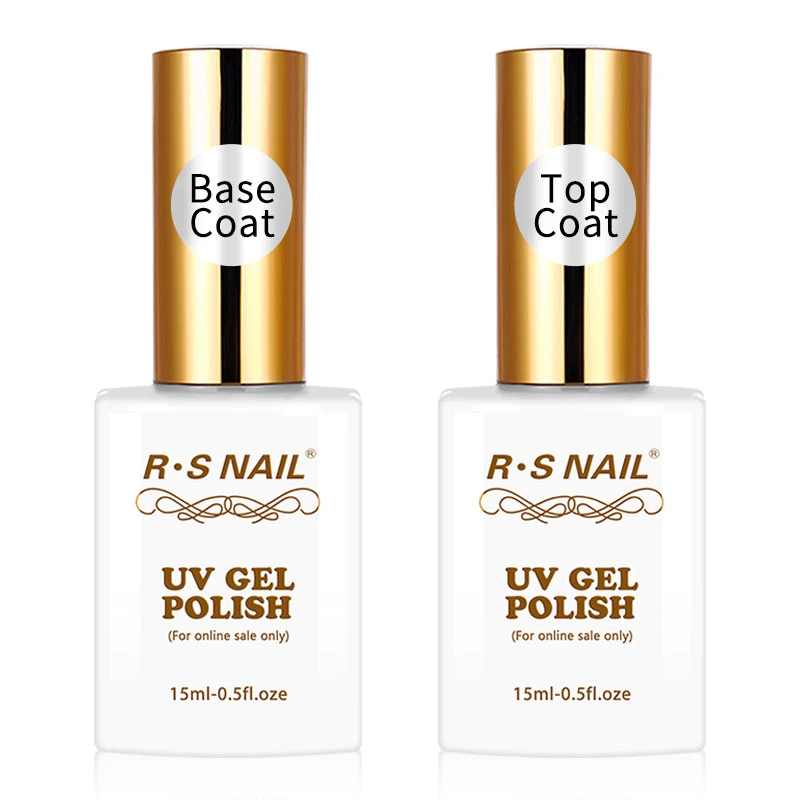 R S ネイルアート用のベースコートとトップコート マニキュアジェル Uvまたはledなし 透明 15ml Gel Nail Polishing Manicure Gel Nail Polishgel Polish Aliexpress