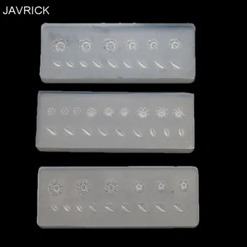 

3Pcs 3D Floral Decortive Nail Art Silicone Mold Leaves Flower Nail Carving Molds