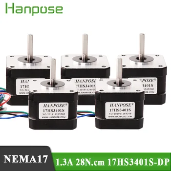 

50PCS NEMA17 42 Series step motor 17HS3401S-DP motor 42X34MM 1.3A 28N.cm for 3D printer special motor