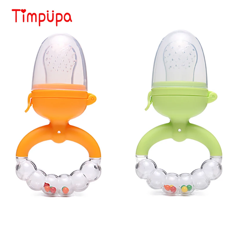 Timpupa Новое поступление младенческий сок из фруктов, овощей кормления новорожденных бутылочка с соской силиконовые для хранения пищевых продуктов соска Teat Baby Feeder