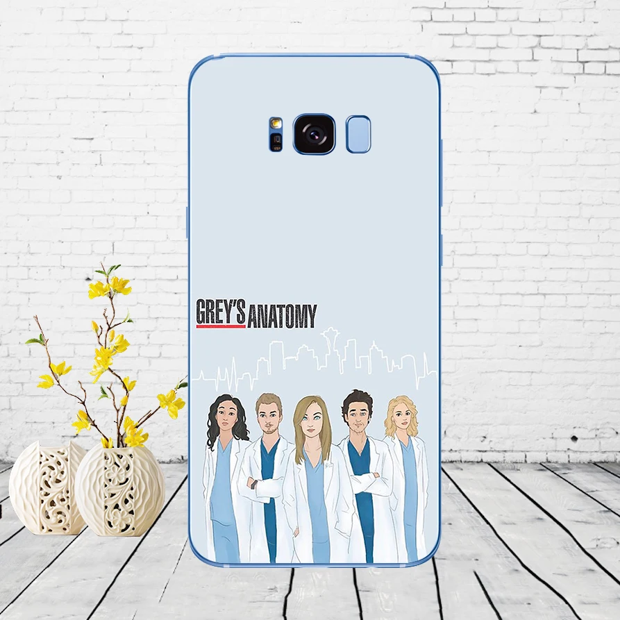 07DD Американский ТВ GREYS Anatomy Мягкий силиконовый чехол для Samsung Galaxy S6 S7 край S8 S9 S10 плюс A70 A50 чехол