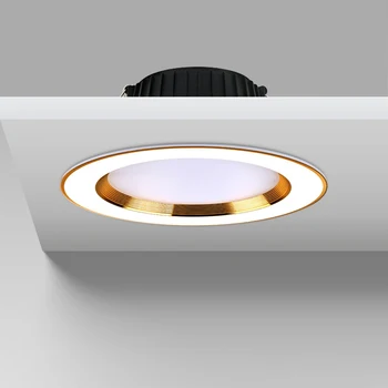 

Recessed-Light Modern Down light Led Ceiling Lamp Aluminum High Brightness Living Room Light Led Fixture 7W 10W 12W Dimmable