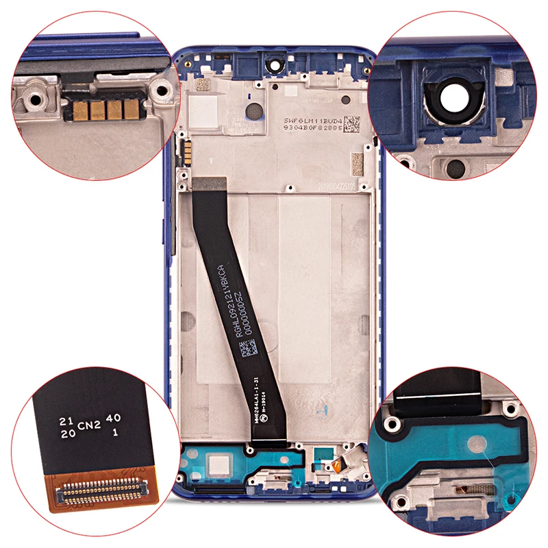 Оригинальный Redmi 7 LCD для Xiaomi с рамкой 6 26 дюймов дисплей сенсорный экран Замена