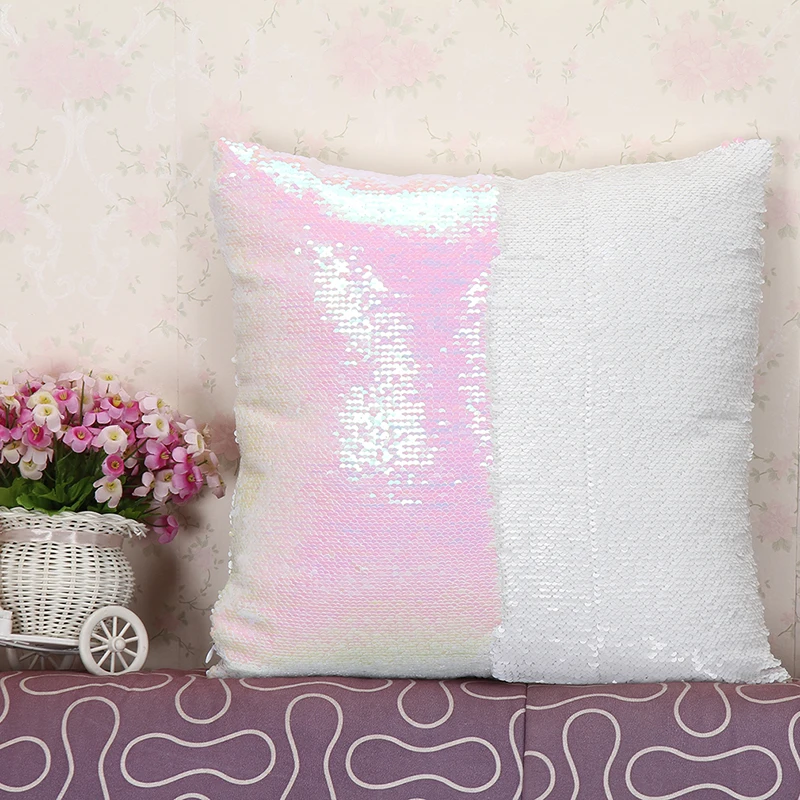 DIY модный роскошный двухцветный чехол с блестками Континентальный декоративный чехол с русалочкой