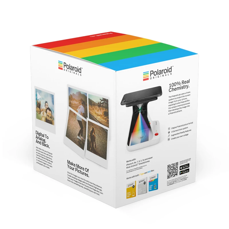 Лабораторная башня Polaroid подходит для фотобумаги Itype 600 преобразует ваши цифровые
