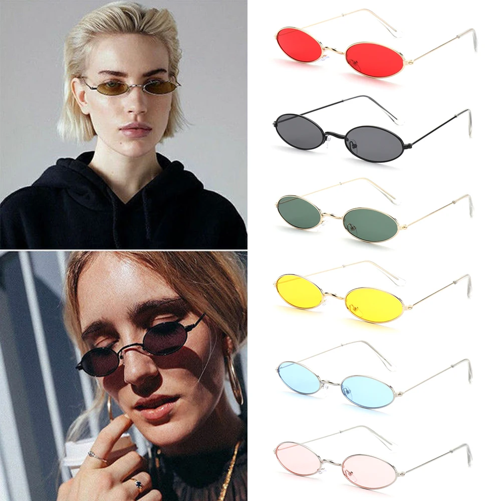 2021 Fashion Retro Small Oval Sunglasses Okulary Vintage Shades Sun Glasses  Anti blue light Eyeglasses Summer Accessories|Women's Blue Light Blocking  Glasses| - AliExpress