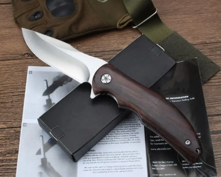 3 цвета ZT нож 0606 ZT0606 складной лезвие G10 Ручка шарикоподшипник карманный