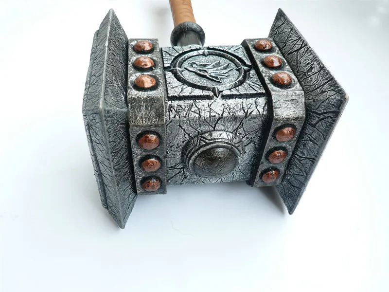 [Забавный] 1:1 масштаб 58 см Моделирование WOW Ogrim Doomhammer Смола оружие Модель взрослых детей косплей игрушки коллекция подарок