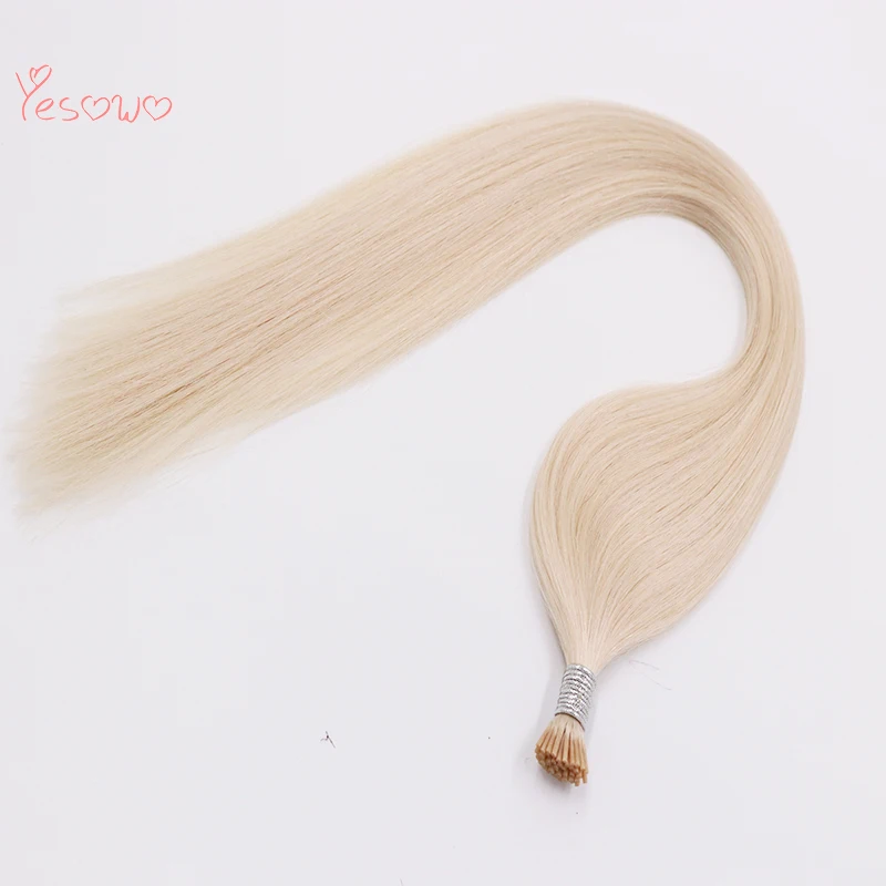 Yesowo i Tip предварительно скрепленные волосы remy 22 дюймов 60 #40 г русские прямые