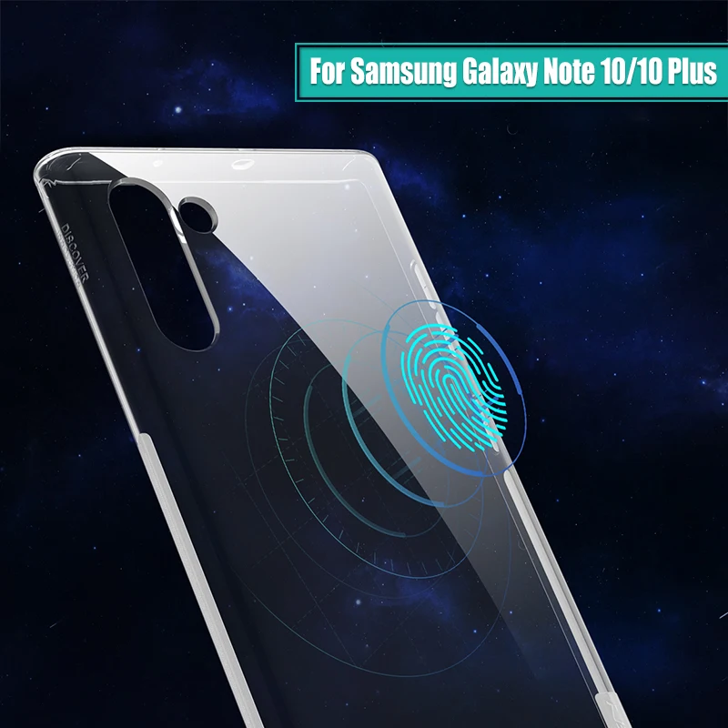 Для samsung Galaxy Note 10 чехол 6,3 Nillkin натуральный прозрачный мягкий кремний TPU чехол для samsung Note 10 Plus чехол 6,75