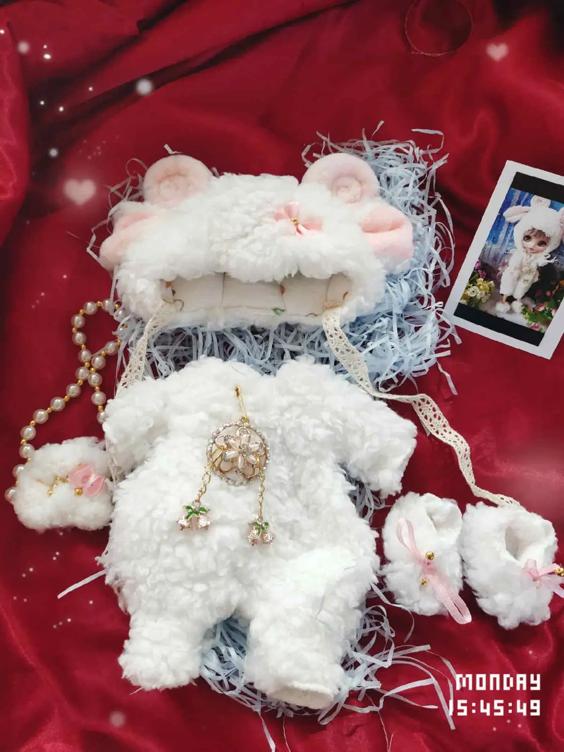white Blyth куклы одежда 1/6 BJD одежда 27 см BJD одежда подходит для кукла 1/6 овец одежда - Color: white