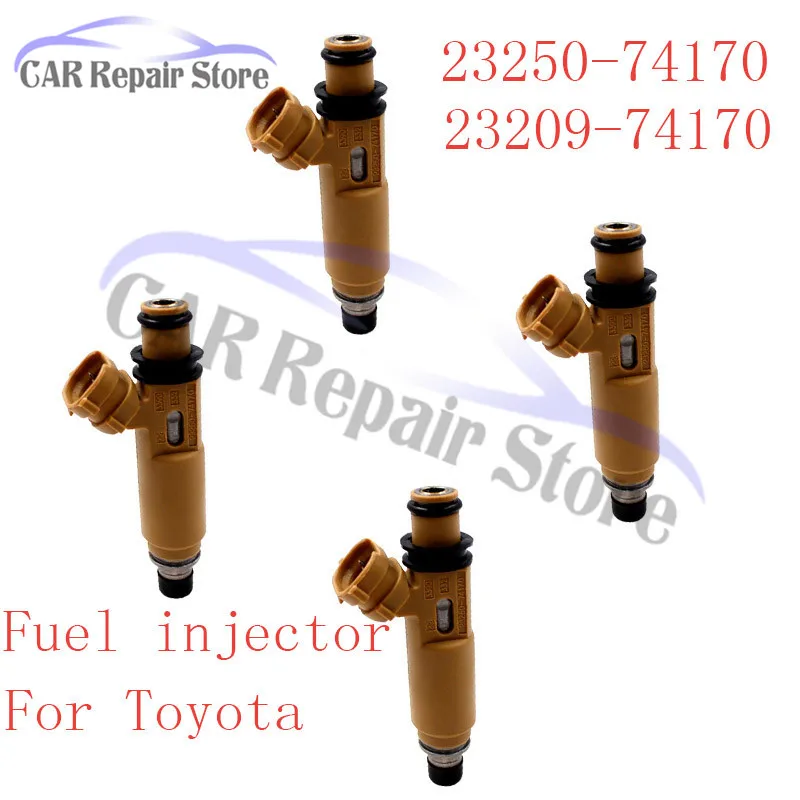4 шт. топливный инжектор 23250-74170 Forsunka сопло 23209-74170 для Toyota Camry Rav4 Avensis Ipsum Corona Vista 3SFE