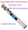 Digital Protractor Angle Finder electronic Level 360 degree  Inclinometer with Magnets  Level angle slope tester  Ruler 400mm 1