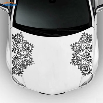 

Half Mandala Car Stickers Self-adhesive New Art Design Novel Decals Special Cultural Decoration B927