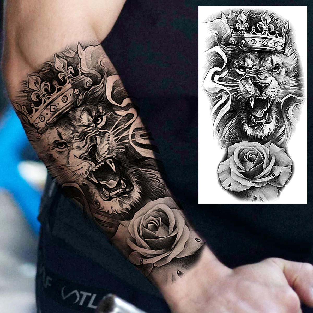 Tatuagem Relógio Romano: A Escolha Perfeita para Quem Busca Estilo,  Simbolismo e Durabilidade Temporária, image size:1200x1200