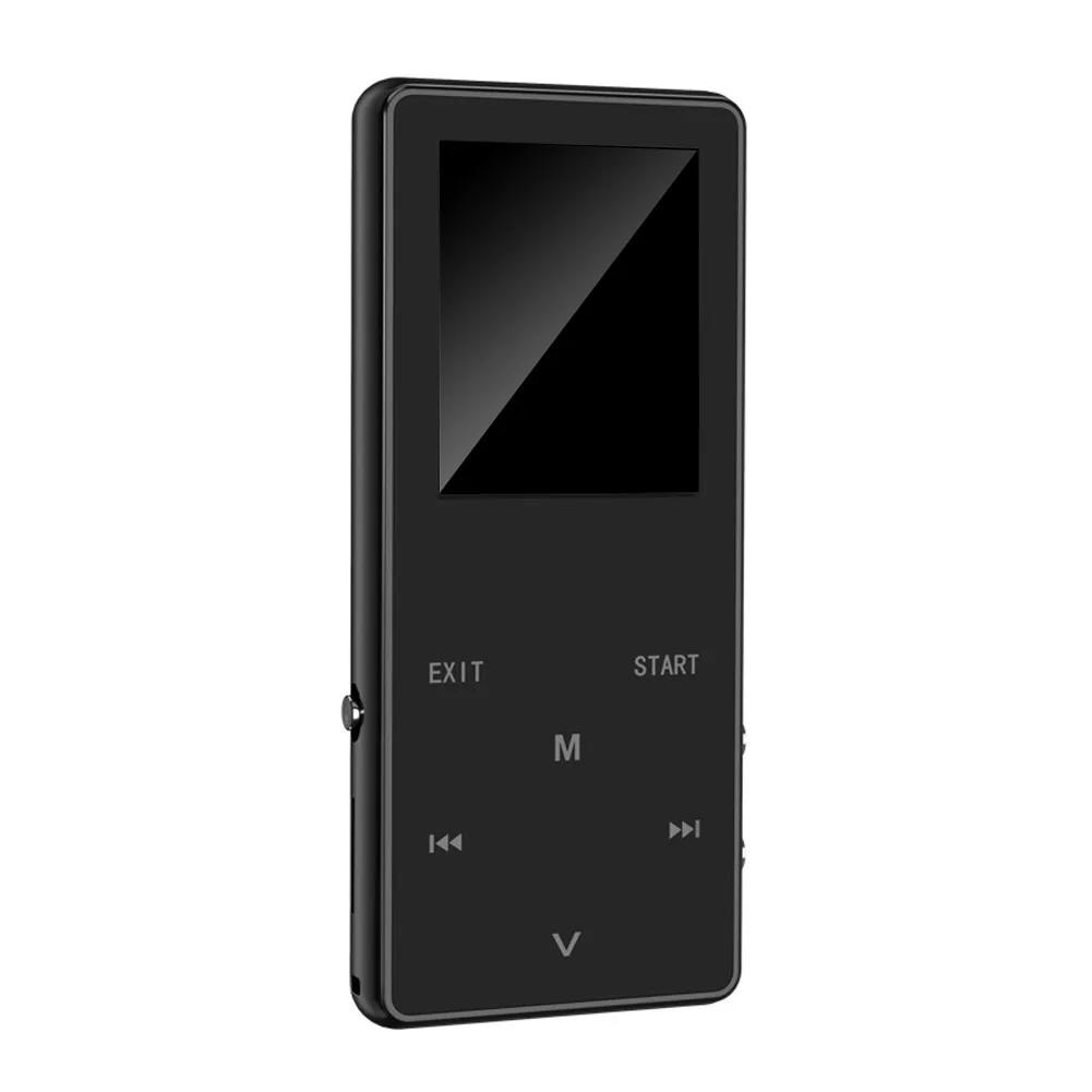 Черный Bluetooth MP4 Длинный резервный сенсорный экран электронная книга HIFI видео громкоговоритель без потерь fm-радио многофункциональный музыкальный плеер Ультратонкий - Цвет: Черный