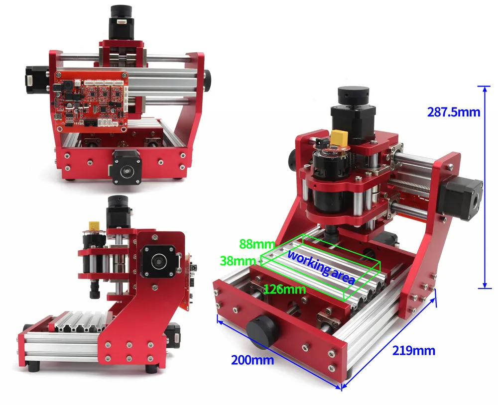 红色CNC1310雕刻机详情_03