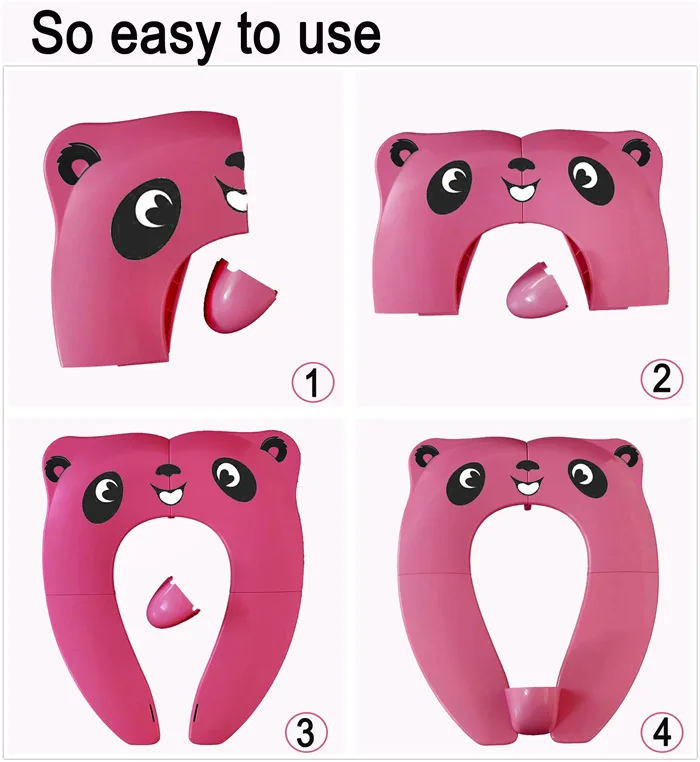 

Children Foldable Toilet Seat Travel Hotel Hotel Toilet Seat Portable Pedestal Pan Send High Grade Waterproof Bag