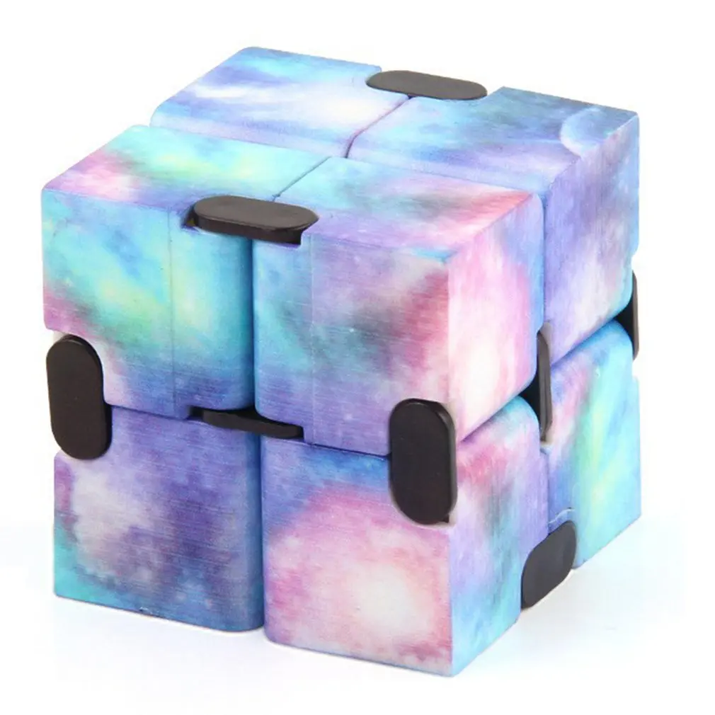 21 Infinity Cube Galaxy Fidget Toy Anti Stress Relief Hand Flip Cube Anxiety Sensory Toy For Children Autism Adhd Magic Cube Christmas Hats Aliexpress