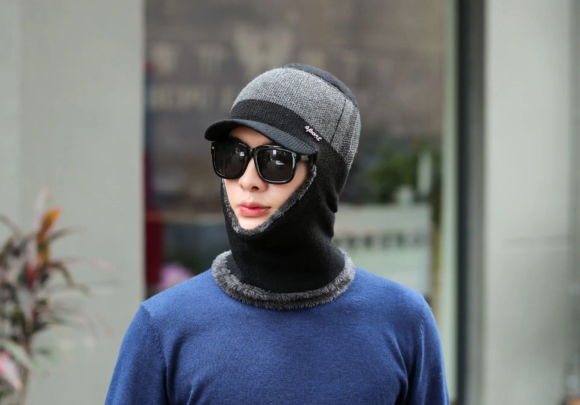 Новые зимние шапки Skullies Beanies, зимние шапки бини для мужчин и женщин, шерстяной шарф, шапки, Балаклава, маска, шапка, вязаная шапка