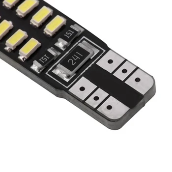 

T10 3014 24SMD LED Light Tail Parking Map License Plate Lamp Bulbs Replacement