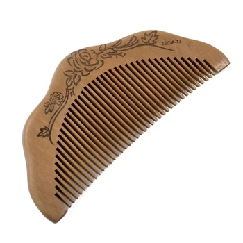 

Half Moon Shaped Toothed Healthy Hair Care Peach Mushu