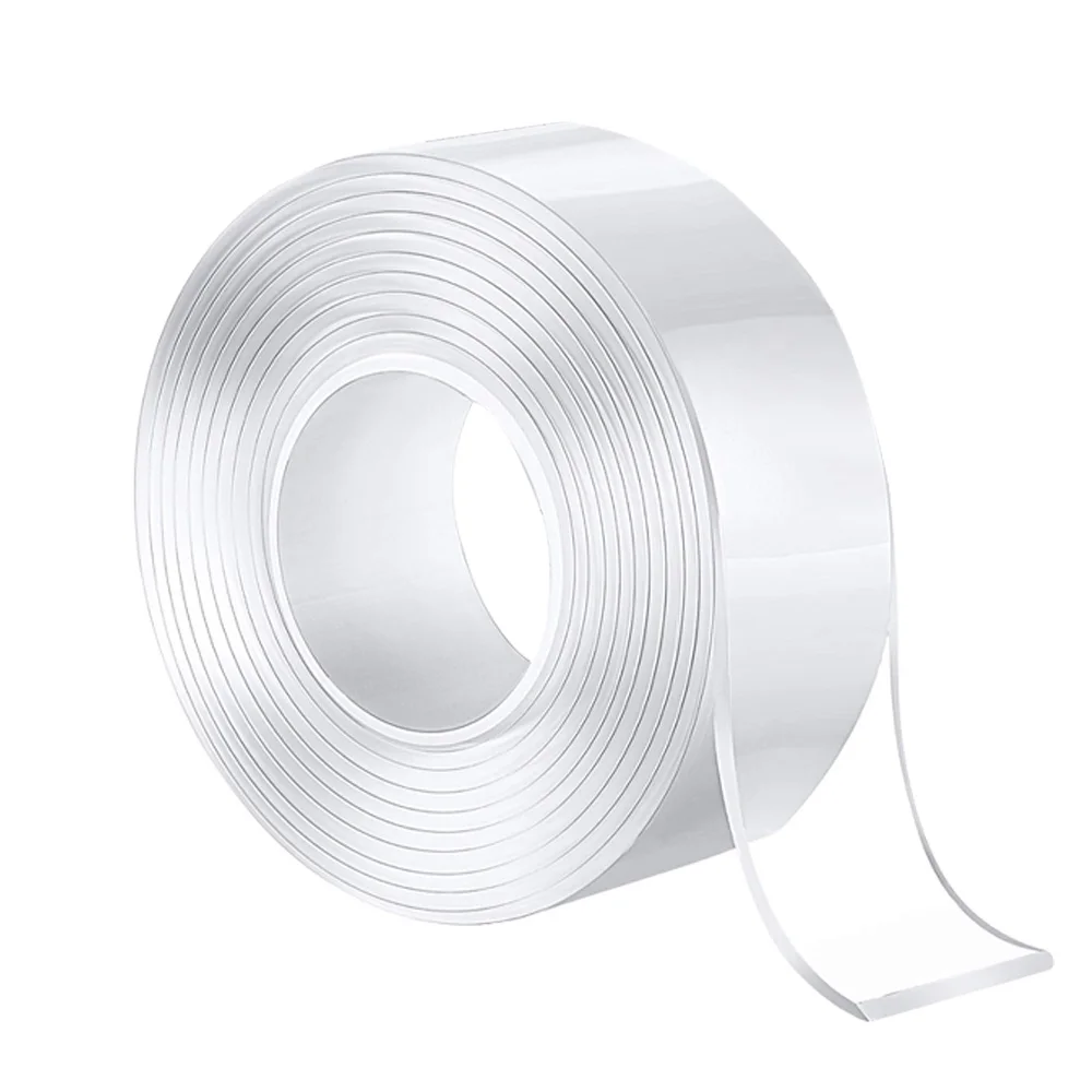 1M Мобильный телефон двусторонняя клейкая кухонная утварь нано Невидимая клейкая нано клейкая лента бесшовная лента 1 м/3,0 м/5 м прозрачная - Цвет: 1M