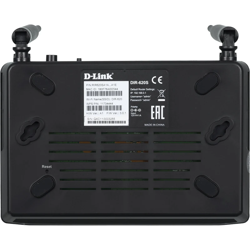 Беспроводной роутер D-LINK DIR-620S, черный