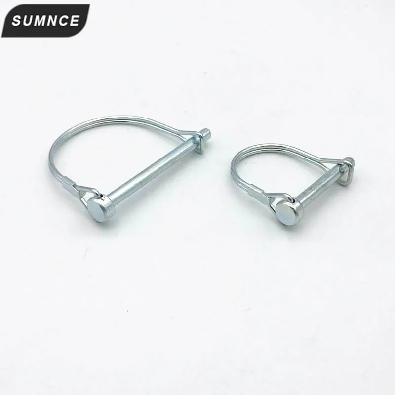 Spring Carbon Steel PTO Pin Round Arch Wire Shaft Locking Lock Pin Safety Coupler Pin Retainer Farm Trailers Wagons