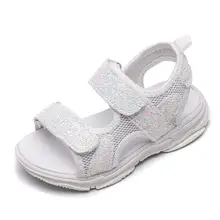 Брендовые летние сандалии для девочек детские пляжные сандалии с мягкой подошвой Удобная Нескользящая спортивная обувь для детей от 1 до 8 лет