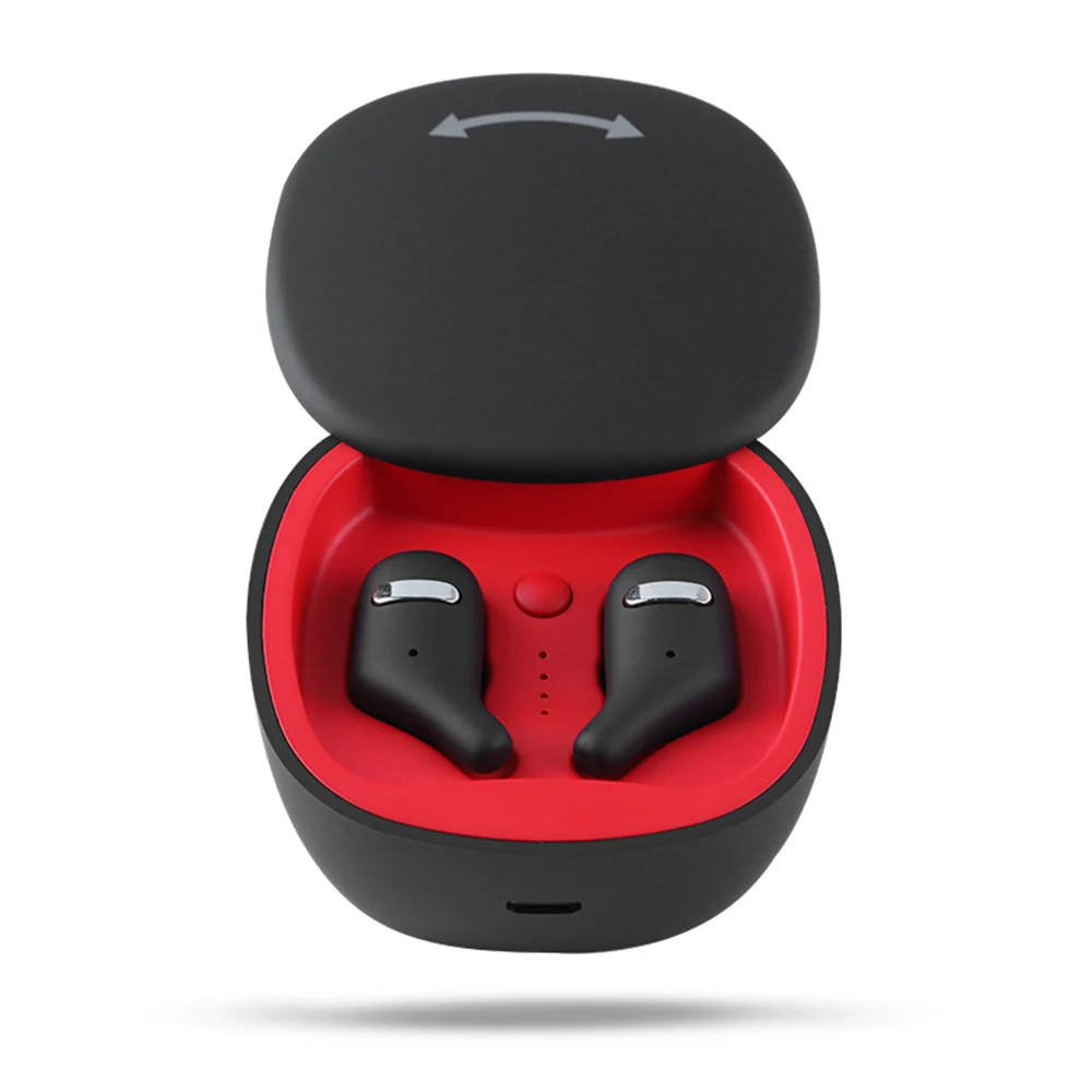 Красный A2 Беспроводная bluetooth-гарнитура 5,0 Автоматическое Сопряжение Спортивная гарнитура 6,0 шумоподавление магнитные водонепроницаемые IPX6 наушники - Цвет: Красный