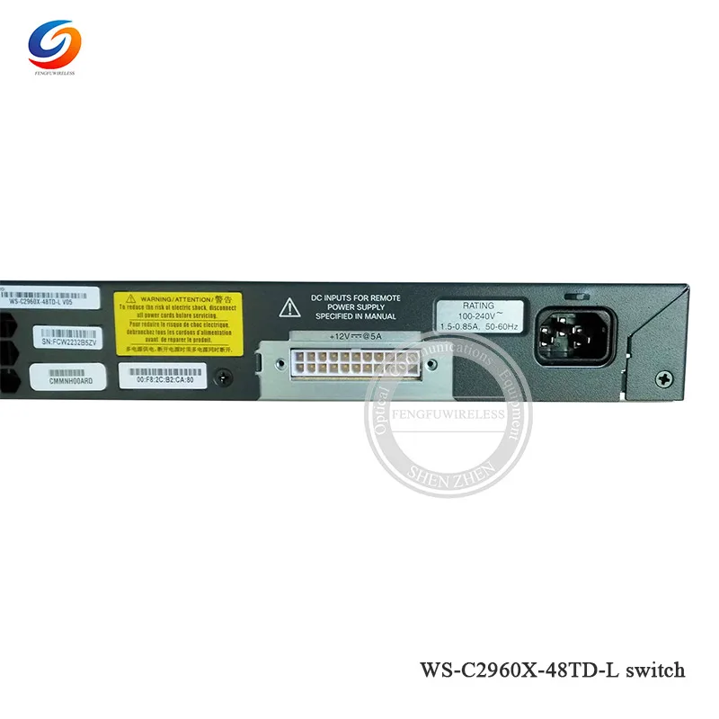 48 портовый сетевой коммутатор WS-C2960X-48TD-L GigE 2X10G SFP+ гигабитный коммутатор
