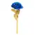 Gold Foil Plated Rose Flowers Goldplated Artificial Flower Golden Violet 24K Without Box Romantic 