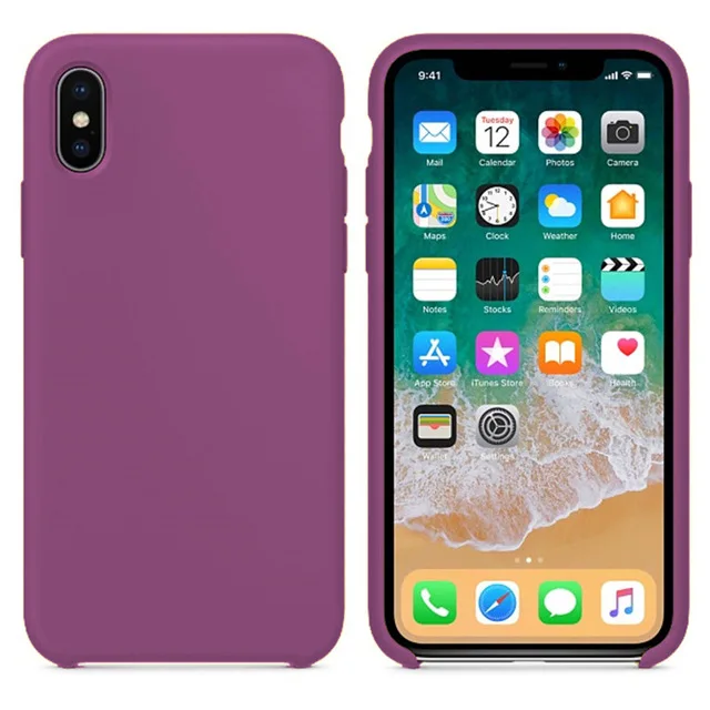 Роскошный силиконовый чехол для iPhone 11 Pro Max X XR XS Max 6 6s 7 8 Plus, задняя крышка с логотипом, чехол для телефона - Цвет: color23