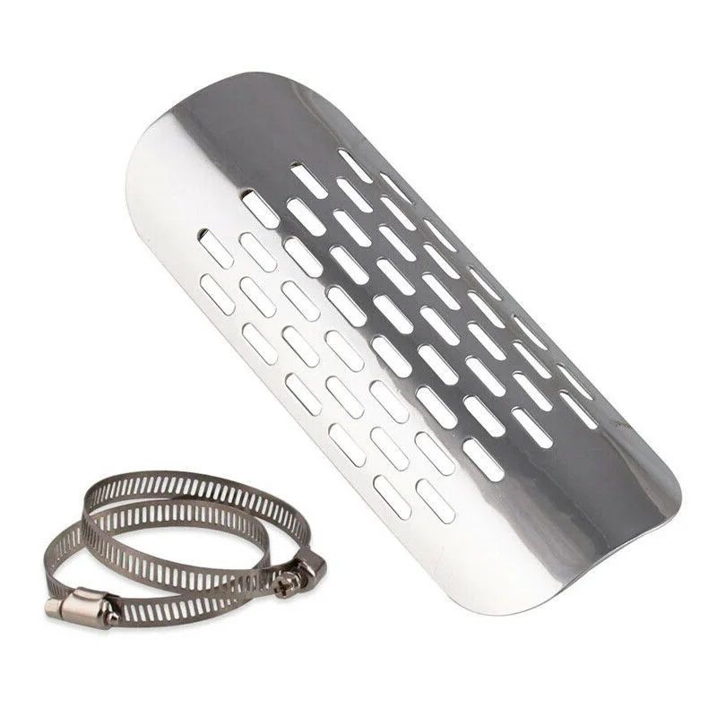 

1pcs Motorcycle Chrome Heat Shield Exhaust Muffler Pipe Cover For 1 7/8"-2 3/4"