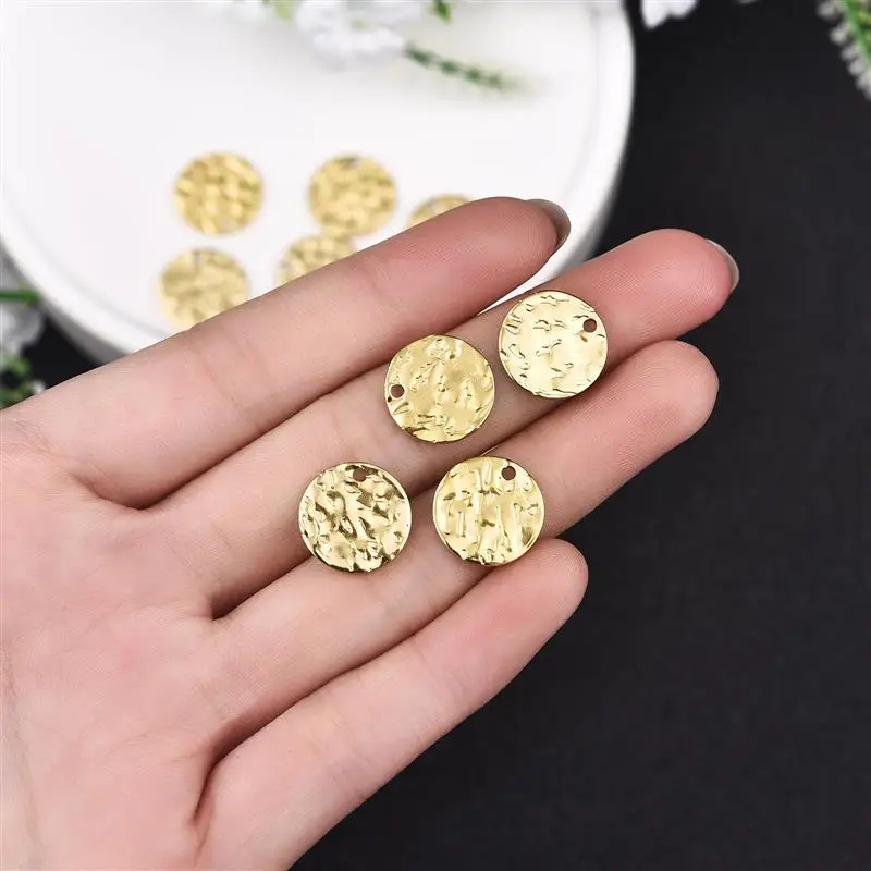 Stainless Steel Pendants Embossing Charm DIY Earrings Bracelet 6 H6e04a46981a442f18c3882a05a258b93E