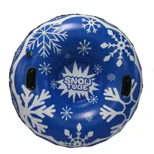 47 в надувные лыжные кольца сани синие утолщенные Холодостойкие надувные снежные сани принадлежности для лыжного спорта на открытом воздухе для детей и взрослых