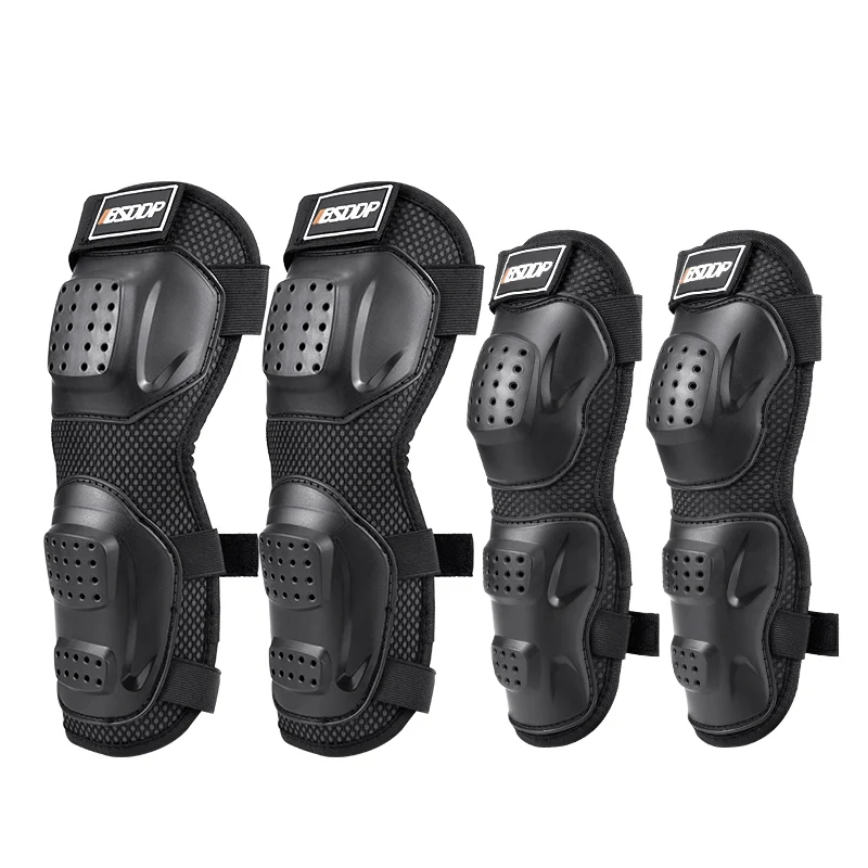 

4pcs Motorcycle knee & elbow protective pads skating knee protectors riding protective Gears pads protection For YAMAHA MT-09 R6