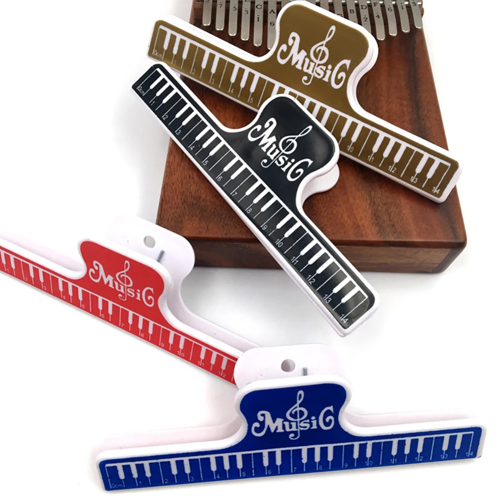 

4pcs Music Score Fixed Clips Book Paper Holder for Guitar Violin Piano Spring Clips 15cm Multifunction Music Folder