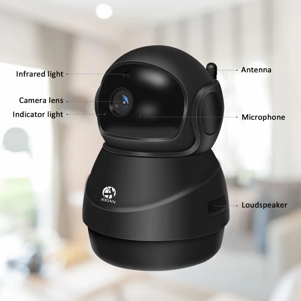 JOOAN, беспроводная ip-камера 2MP, Wifi, домашняя сеть, видеонаблюдение, мини-камера для домашних животных, Домашний Детский монитор, 1080P
